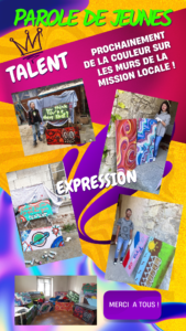 mission locale du saumurois graff jeunes talents expression libre parole de jeunes